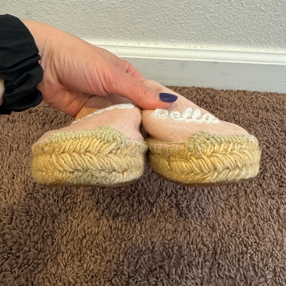 2 FOR $20 Soludos Ciao Bella Dusty Pink Jute Smoking Slipper Espadrille Sz 8.5 - Picture 8 of 9